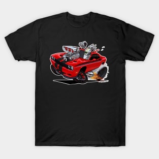 Dodge Challenger RED Hell Cat T-Shirt